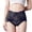 Z18-Dark Blue, variant on Tummy Control Lace Underwear for Women Openwork Embroidery High Waisted Body Shaping Panties Breathable Shapewear Briefs