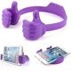 thumbnail image 3 of 8 Pack Thumbs Up Cell Phone Holder, Adjustable Silicone Tablet Stand, Multi Colors Portable Desktop Ok Stands, 3 of 5
