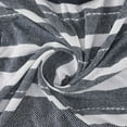 thumbnail image 4 of Sterling Birch Harbor Striped Organic Cotton Throw Blanket, Navy & White, 50" x 60", 4 of 9