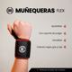 thumbnail image 2 of Muñequeras Ajustables con Sujetador de Pulgar - Muñequera para Gym - Rojo, 2 of 6