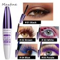 thumbnail image 1 of 5D Silk Fiber Mascara Lash Black Blue White Brown Colorful Mascara Extension Eye Lashes Brush Beauty Makeup Long-wearing Mascara03 WHITE He Qiyong unisex, 1 of 1