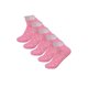 thumbnail image 2 of INSPIRE CHIC Calcetines deportivos de corte bajo con puño elástico para mujeres, talla de zapato 7-9 / Edad 14+ Corazón rosa, 2 of 6