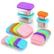 thumbnail image 2 of Juego de platos bento de acero inoxidable 304 para mojar, diseño compacto, ideal para viajes, almacenamiento de alimentos, fácil de limpiar, acero inoxidable, para el hogar y la oficina. Blahzhy, 2 of 9