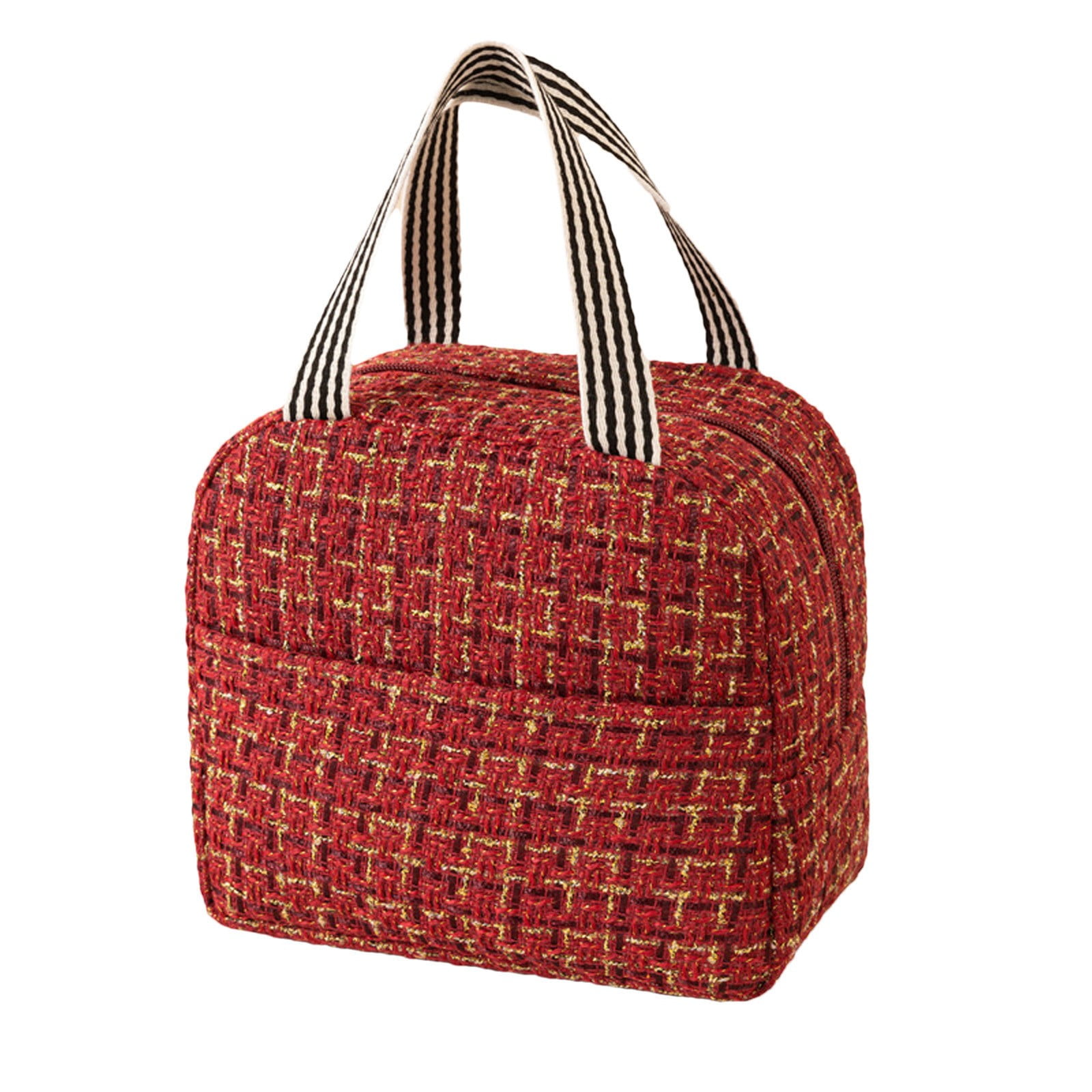 Lunch Cooler Bag Portable Insulated Lunch Box with Carry Handle Design Food Storage Tote for Daily Travel Office Car Picnic Camping and Outdoor Meals