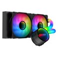 thumbnail image 4 of SAMA 360mm Liquid Cooler AIO PC Cooling Water Cooler PWM Fan RGB Circle for AMD/Intel Halo Black, 4 of 6