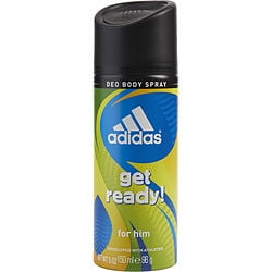 ADIDAS GET READY de Adidas, DESODORANTE BODY SPRAY 5 OZ (DESARROLLADO CON ATLETAS)