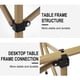 thumbnail image 4 of Silla de camping Silla plegable de exterior con cojín de tela | Bastidor de acero inoxidable resistente a la corrosión | Diseño que ahorra espacio | Pies antideslizantes | Almacenamiento de bolsillo, 4 of 7