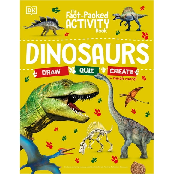 Pre-Owned The Fact-Packed Activity Book: Dinosaurs (Paperback) 074405155X 9780744051551