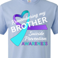 thumbnail image 4 of Inktastic Remembering My Brother- Suicide Prevention Awareness T-Shirt, 4 of 5