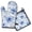 Pioneer Flower-2, variant on Pioneer Flower Kitchen Oven Mitt and Pot Holder Sets 2 Pcs for Baking, Cooking and Grilling, Heat Resistant Up To 392 °F