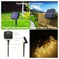 thumbnail image 5 of Merryhome Solar Outdoor String Lights, 20ft 16 Shatterproof Bulbs Vintage Rope Hemp Waterproof Warm White Solar String Lights, 8 Modes for Garden Fence Stairs Balcony Cafe, 5 of 8