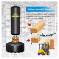 thumbnail image 7 of CodYinFI Freestanding Heavy Punching Bag with Stand, 70'', 205 lbs, 7 of 7