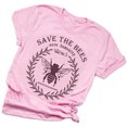 thumbnail image 4 of T-shirt Femme Lettre Manches Courtes Haut T-shirt Fille Tee Court Col Rond Blouse d'Été, Rose, TG, 4 of 7