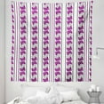 thumbnail image 1 of Floral Tapestry, Violet Flowers Swirly Ivy Branches Vintage Blossom Petals Motif Repetition, Fabric Wall Hanging Decor for Bedroom Living Room Dorm, 5 Sizes, Purple White Grey, by Ambesonne, 1 of 1