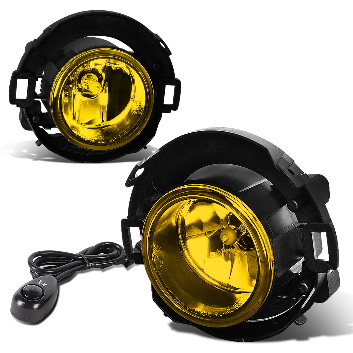 For 2005 to 2015 Nissan Xterra / Frontier Pair Fog Lights + Wiring Kit