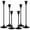 Black, variant on 6PCS Candle Holders, Candlestick Metal Holders Taper Candle Holders, Vintage Decorative Candle Holder for Home Gatherings Parties Wedding Festive Christmas Mantel Centerpieces Decor, Gold