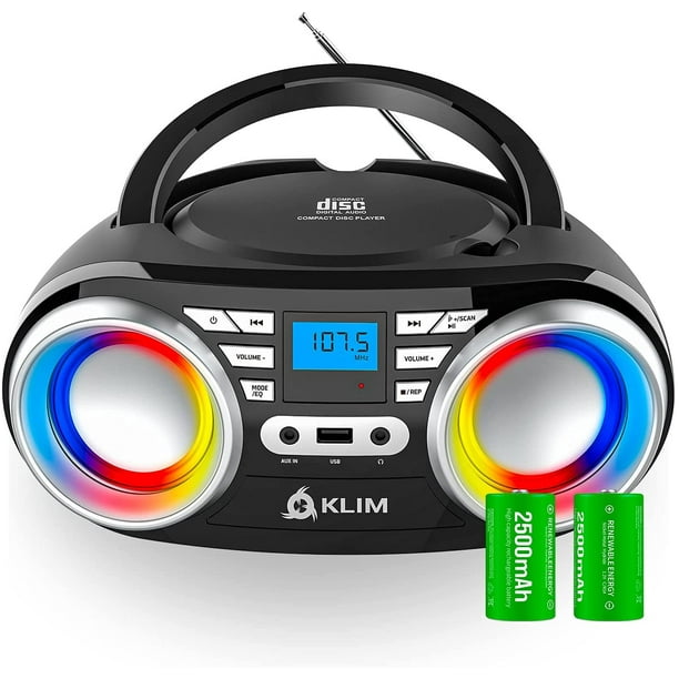 K B3 Portable CD Player - New 2023 - FM Radio CD MP3 Bluetooth AUX