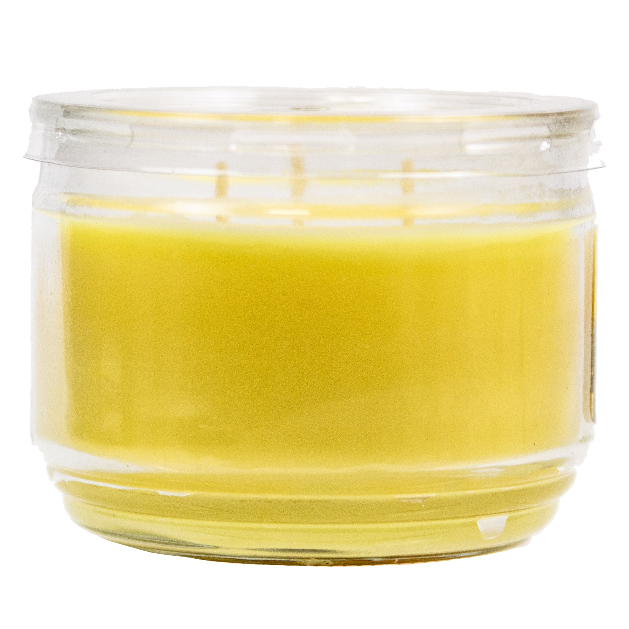 Mainstays Sweet Sugared Lemon Scented 3-Wick Glass Jar Candle, 11.5 oz.