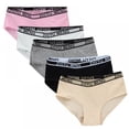 thumbnail image 1 of SYNPOS Girls' Underwear Cotton Hipster Panty 10-14 Years, 5 Pack, 1 of 11