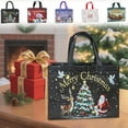 thumbnail image 2 of PEIBang Reusable Christmas Gifts Bags,Xmas Non-Woven Tote Bags with Handles for Holiday Shopping Party Favors Wrap Supplies, 2 of 6