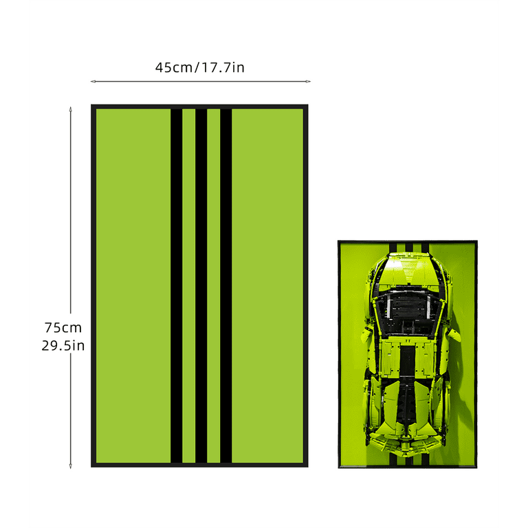 iCUANUTY Display Wallboard for Lego Technic 42115 Lamborghini Sián