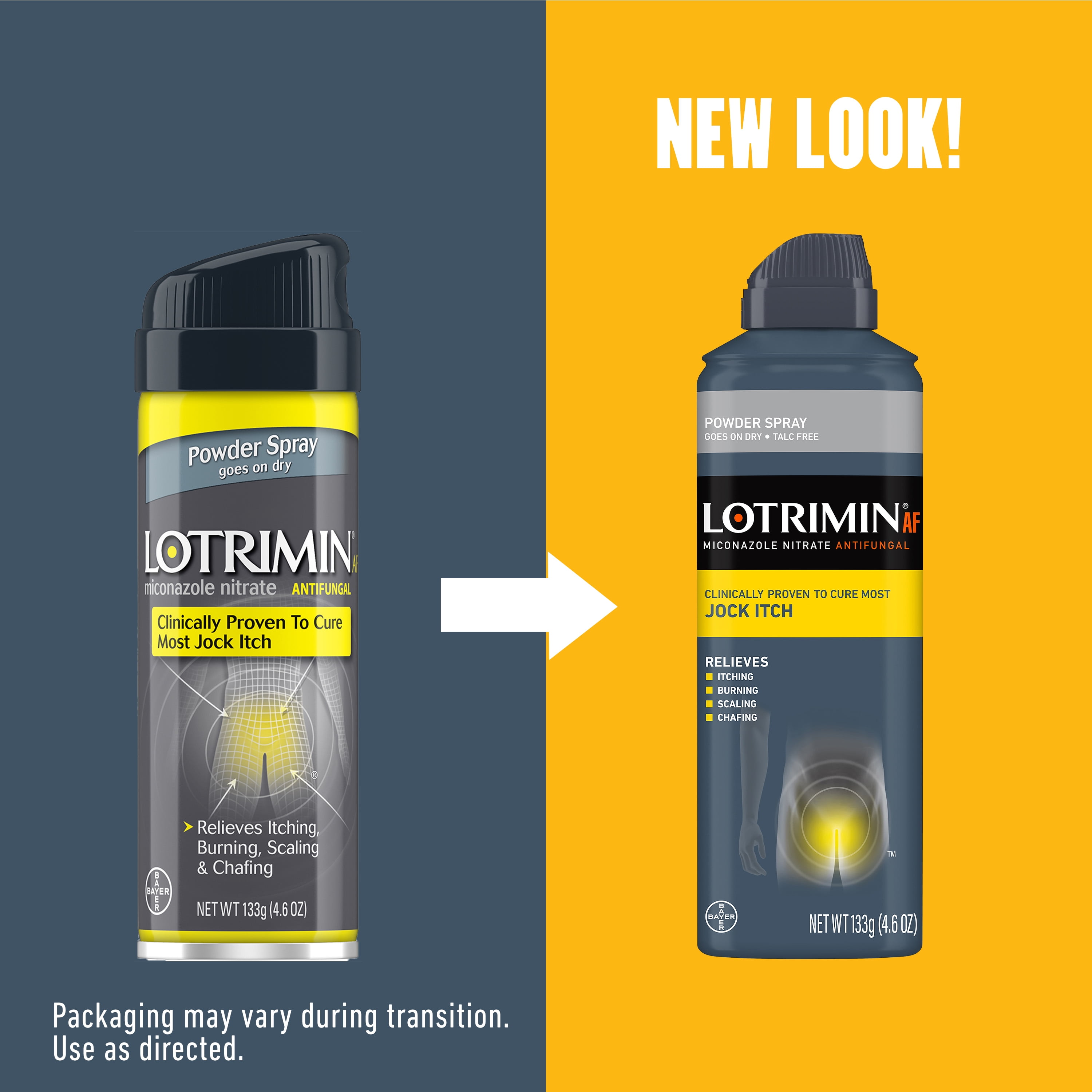 Lotrimin AF Jock Itch Antifungal Powder Spray, 4.6 oz