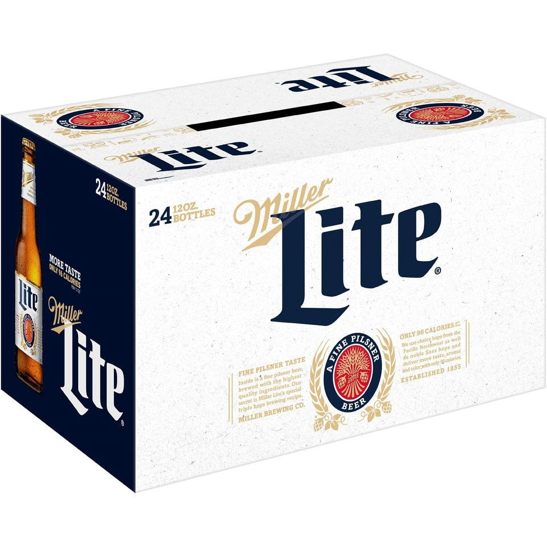 Miller Lite Lager Beer, 12 fl. oz. bottle, 24 pk. - Samsclub.com