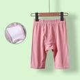 thumbnail image 2 of MGDXOX Girls Modal Knee Length Shorts Elastic Waist Soft Stretchy Breathable Safety Shorts for Under Dresses Sports and Daily Wear Pink 3 Years, 2 of 7