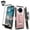 Rose Gold, variant on SPY CASE for Nokia X100 Case with Tempered Glass Screen Protector Hybrid Cover with Kickstand Phone Belt Clip Holster - Rose Gold