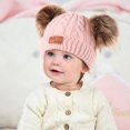 thumbnail image 3 of Yoyauz Kids winter beanie knitting warm cold weather beanie boy girl hat, 3 of 15