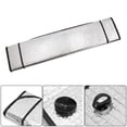 thumbnail image 3 of Unique Bargains 2pcs Aluminium Foil Foldable Car Front Window Windshield Sun Shade Visor 140cm x 70cm, 3 of 5