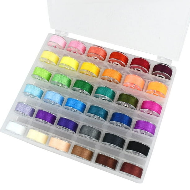 Set de 36 Carretes de Hilo Multicolor TTSAM con Estuche