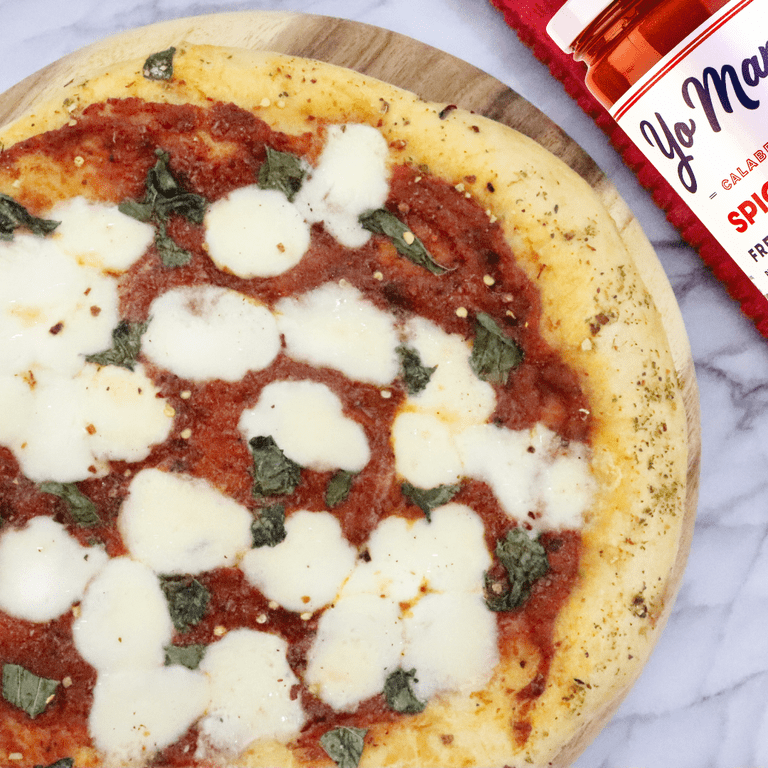 Yo Mama's Foods Spicy Pizza Sauce, 12.5 oz, No Sugar Added, Bold Yo Mama's Foods Spicy Pizza Sauce, 12.5 oz, No Sugar Added, Bold