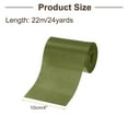 thumbnail image 2 of Uxcell 4 Inches x 24 Yards Olive Color Satin Ribbon for Gift Decoration, Polyester, 2 of 5