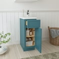 thumbnail image 3 of Vanity Art 12" W Birch Plywood Freestanding Single Base Storage Cabinet with Soft Close Door, 3 of 9