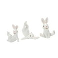thumbnail image 4 of Figuras en miniatura de conejos de jardín de 3 piezas, adornos de resina, artesanía, colección, decoración de jardín estatuas de para jardín, 4 of 8