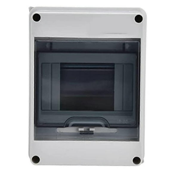 IP65 Outdoor Waterproof Electrical Box, 5 Modules, ABS Plastic Surface, Outdoor Electrical Waterproof Enclosure Box, Control Cabinet, Modular Junction