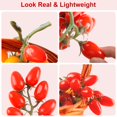 thumbnail image 4 of Artificial Tomato String, 2 Pack Simulation Artificial Lifelike Fake Fruits Vegetable Photography Props Home Kitchen Harvest Decoration (Red & Yellow, 2pcs), 4 of 7