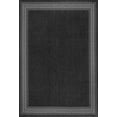thumbnail image 2 of JONATHAN Y SANTA MONICA 3 x 5 Area Rug, Lucia Diamond Border - Black/Gray, SMB207G-3, 2 of 9