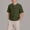 A Green, variant on PWPSG Boys Henley Short Sleeve Shirt Lightweight Summer Daily Casual Tee Shirts Solid Quarter Button Pullover Tops Breathable Athletic Blouses Dark Blue 7-8 Years