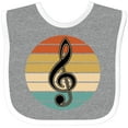 thumbnail image 3 of Inktastic Music Treble Clef Marching Band Boys or Girls Baby Bib, 3 of 4
