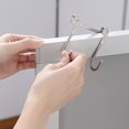 thumbnail image 4 of Gancho Perforado Para Puerta De Armario, Puerta Trasera, En Forma De S, Acero Inoxidable, Para Colgar Artículos Diversos Y De Baño, Gancho Doble Para Armario, Gancho Doble Para Cocina, Otros, 4 of 8