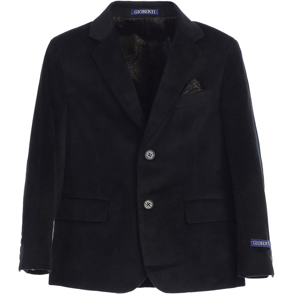 Gioberti Blazer en Velours Formel pour Enfants et Garçons