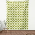 thumbnail image 3 of Leaves Fabric by the Yard, Digitally Generated Print of Autumn Elements, Decorative Upholstery Fabric for Sofas and Home Accents, Pale Green Lime Green by Ambesonne, 3 of 4