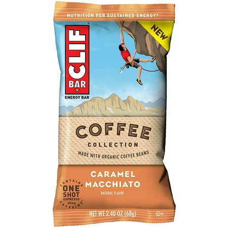 Clif Bar Inc. Energy Bars - Coffee Collection - Caramel Macchiato (2.4 Ounce Breakfast Bars 12 Count)