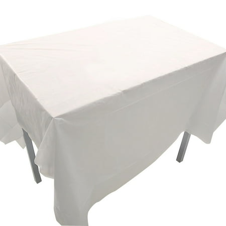 

54 x108 inch Rectangle Tablecloth Table Cover for Banquet Wedding Party Decor Disposable Tablecloth