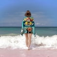 thumbnail image 2 of La Morsa Cantante Toalla de playa de secado rápido con diseño temático, regalo para mujeres y niñas, ideal para cumpleaños, fans, amantes de la música, uso en la playa o al aire libre, 78 × 160 cm, 2 of 6