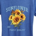 thumbnail image 3 of Instant Message - Sunflower Women's Short Sleeve Graphic T-Shirt, 3 of 6