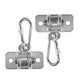 thumbnail image 2 of Locking Snap Hooks | Heavy Duty Swing Hook Hangers Seat Trapeze Sets | Static Tension 5000 Lb Capaci, 2 of 5