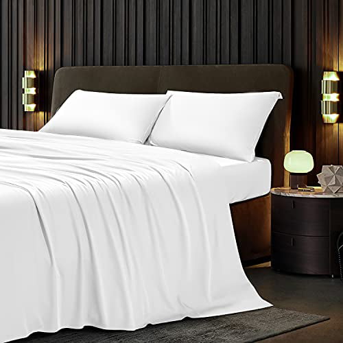 Super Soft Breathable Luxury Sheets, Cool Super King Size Bedsheet